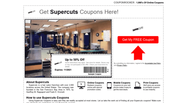 supercuts.couponrocker.com