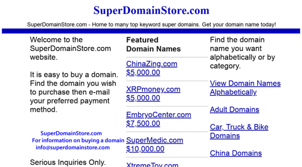 superdomainstore.com