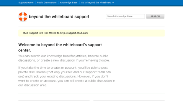 support.beyondthewhiteboard.com