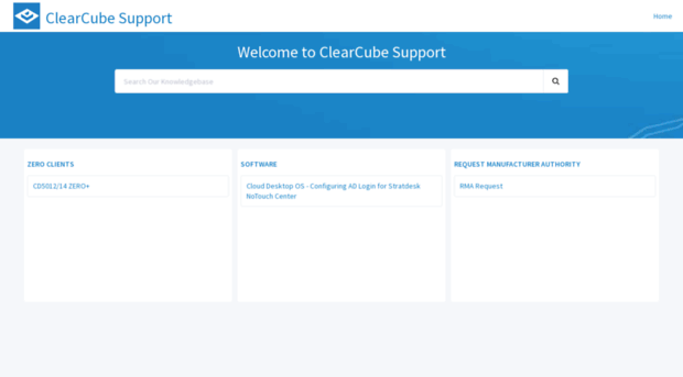 support.clearcube.com