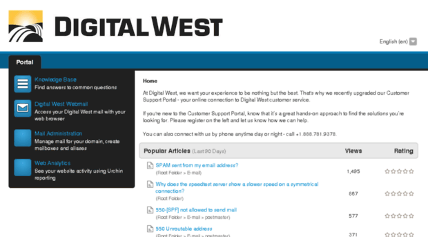 support.digitalwest.net