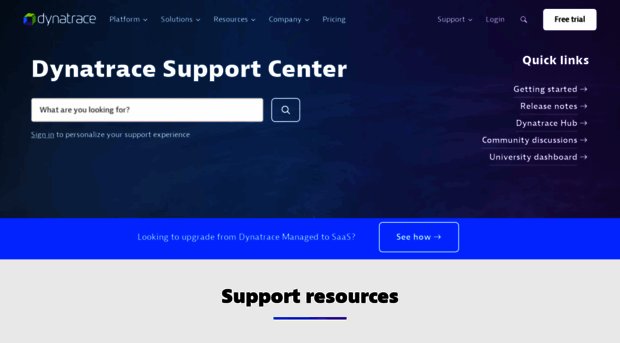 support.dynatrace.com