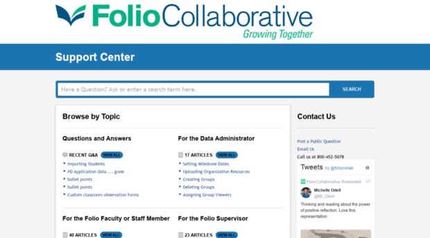 support.foliocollaborative.org