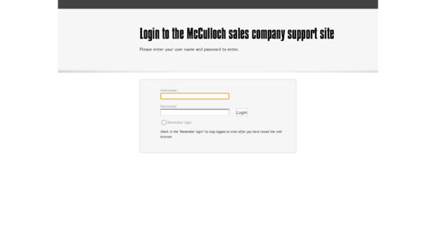 support.mcculloch.biz