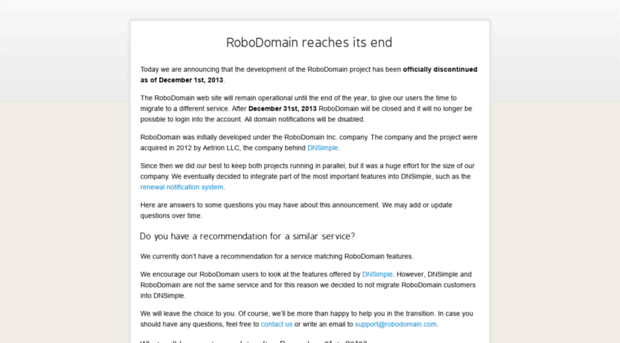 support.robodomain.com