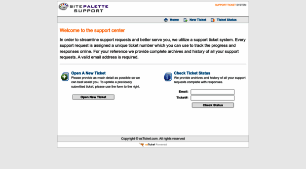 support.sitepalette.com