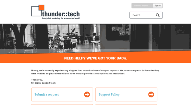 support.thundertech.com