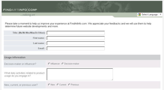 survey.findartinfo.com