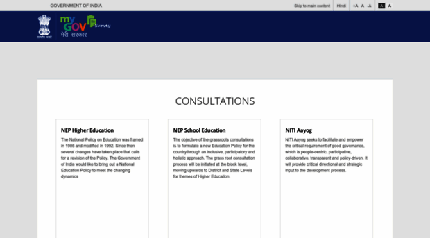survey.mygov.in