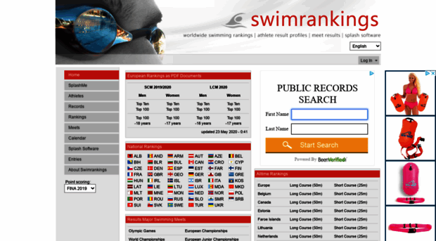 swimrankings.net