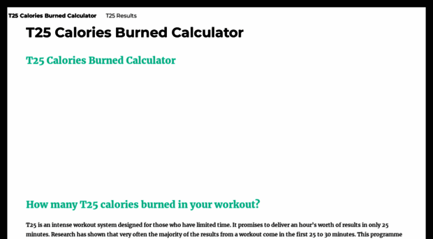 t25calories.com