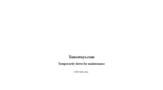 tancotoys.com
