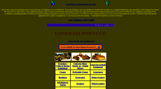 tannerequipment.com