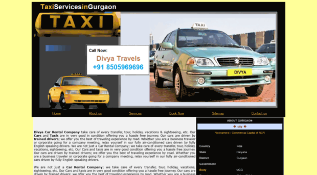 taxiservicesingurgaon.com