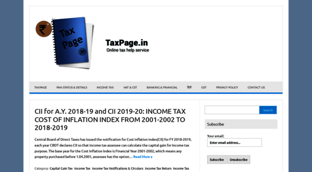 taxpage.in