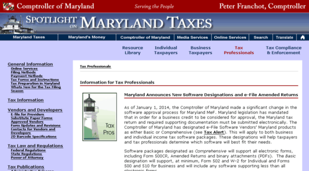 taxpros.marylandtaxes.com