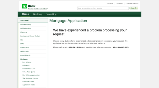 tdbank.mortgagewebcenter.com