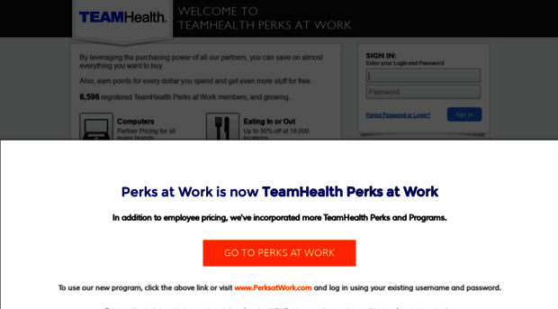 teamhealth.corporateperks.com