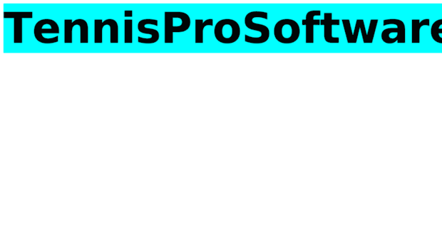 tennisprosoftware.com