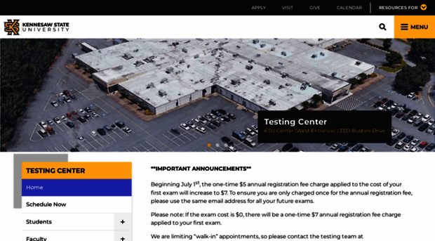 testing.kennesaw.edu