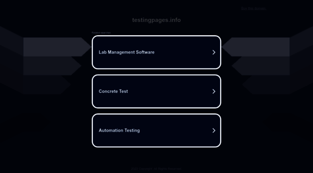 testingpages.info