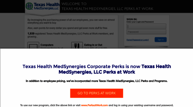 texashealthmedsynergies.corporateperks.com