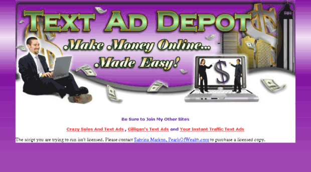 text-ad-depot.com