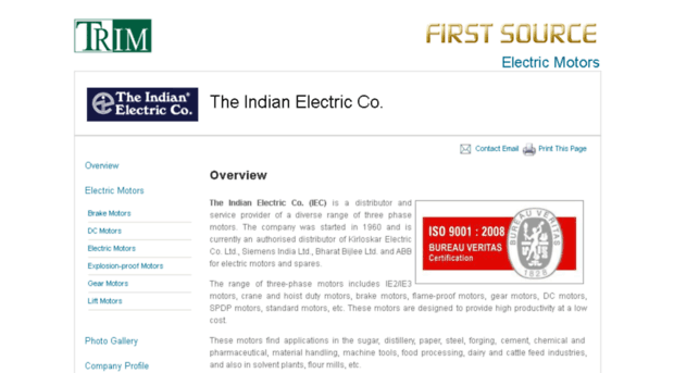 the-indian-electric-co.industrialregister.in