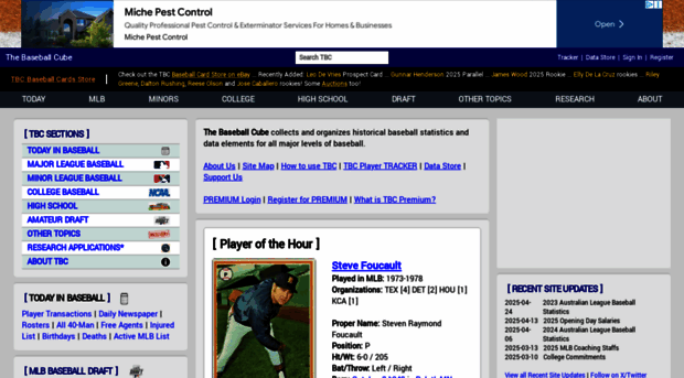 thebaseballcube.com