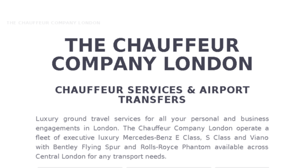 thechauffeurservices.co.uk