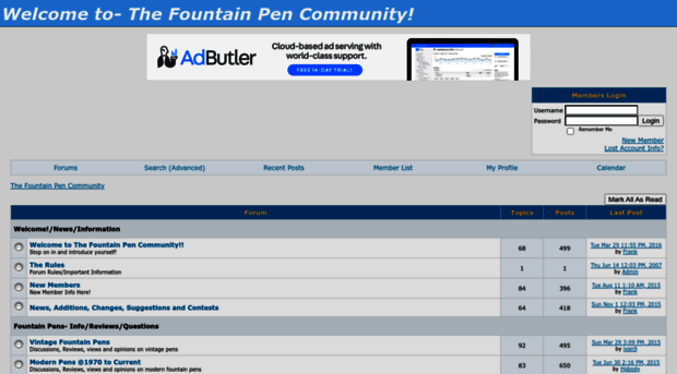 thefountainpencommunity.activeboard.com