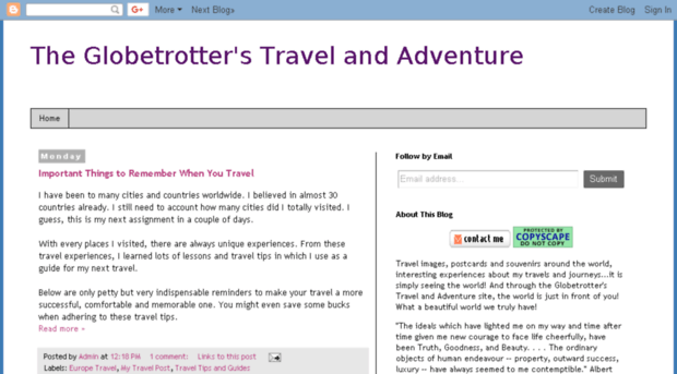 theglobetrotterstravel.com