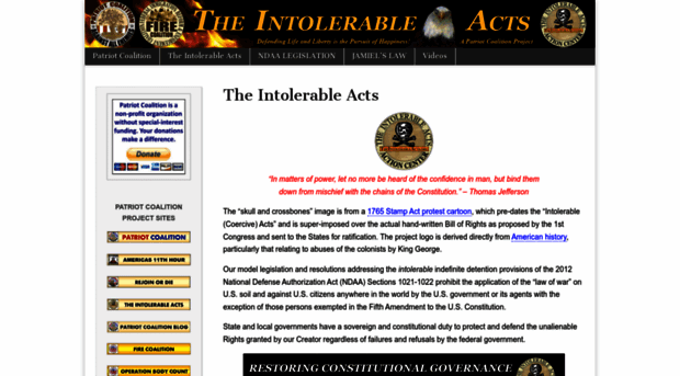 theintolerableacts.org