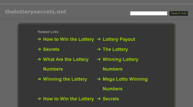 thelotterysecrets.net