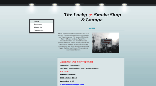 thelucky7smokeshop.com