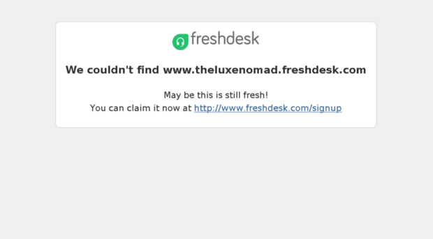 theluxenomad.freshdesk.com
