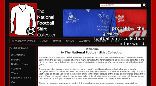 thenationalfootballshirtcollection.com