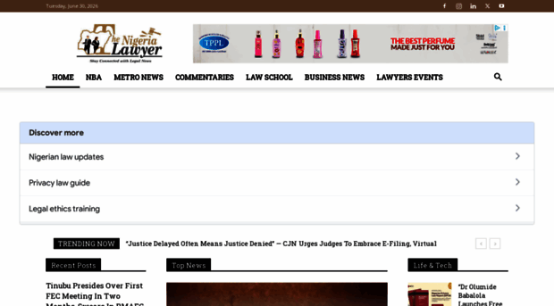 thenigerialawyer.com