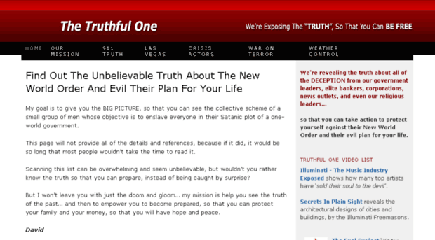 thetruthfulone.com