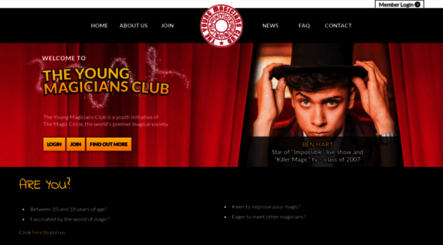 theyoungmagiciansclub.co.uk