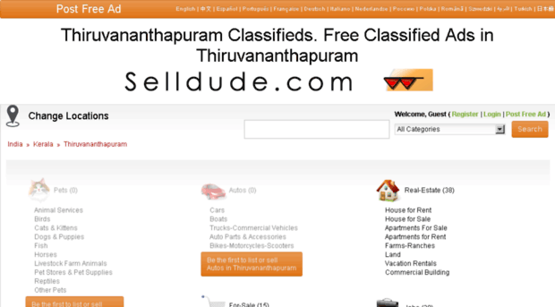 thiruvananthapuram.selldude.com