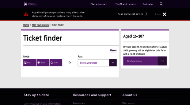 ticketing.networkwestmidlands.com