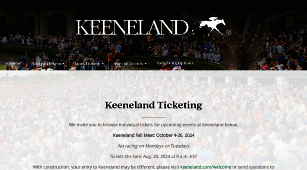 tickets.keeneland.com