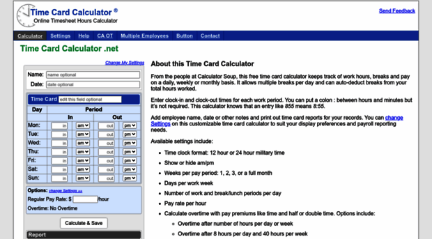 timecardcalculator.net