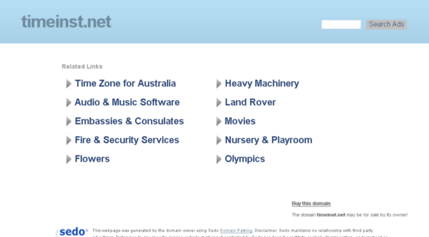 timeinst.net