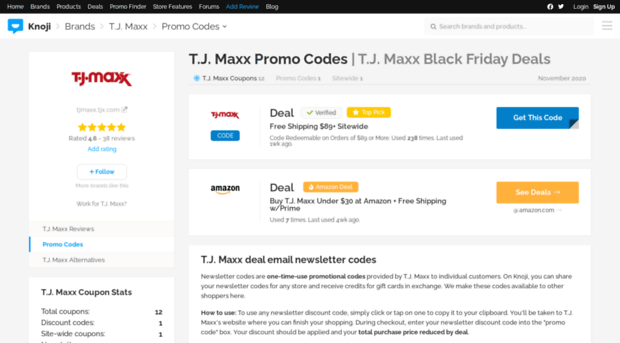 tjmaxx.bluepromocode.com
