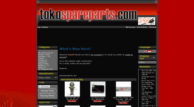 tokospareparts.com