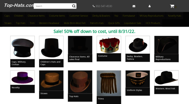 top-hats.com