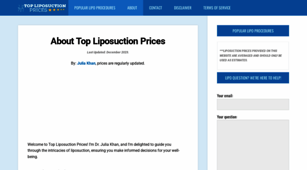 topliposuctionprices.com