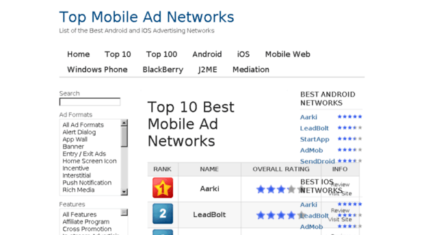 topmobileadnetworks.com